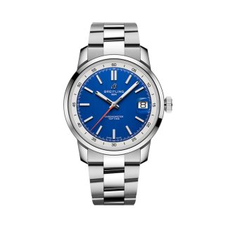 Breitling Top Time B31 38mm Orologio Uomo Blu Acciaio Inox AB3113A71C1A1