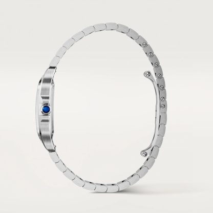 Cartier Santos De Cartier Modello Piccolo Quarzo Acciaio WSSA0082 - immagine 3