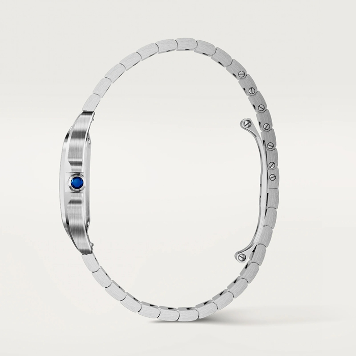 Cartier Santos De Cartier Modello Piccolo Quarzo Acciaio WSSA0082 - immagine 3