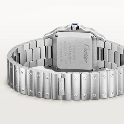 Cartier Santos De Cartier Modello Piccolo Quarzo Acciaio WSSA0082 - immagine 5