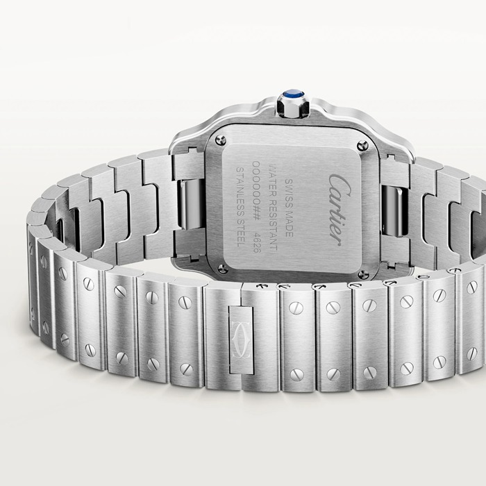 Cartier Santos De Cartier Modello Piccolo Quarzo Acciaio WSSA0082 - immagine 5