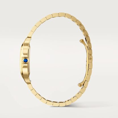 Cartier Santos De Cartier Modello Piccolo Quarzo Oro Giallo WGSA0107 - immagine 3