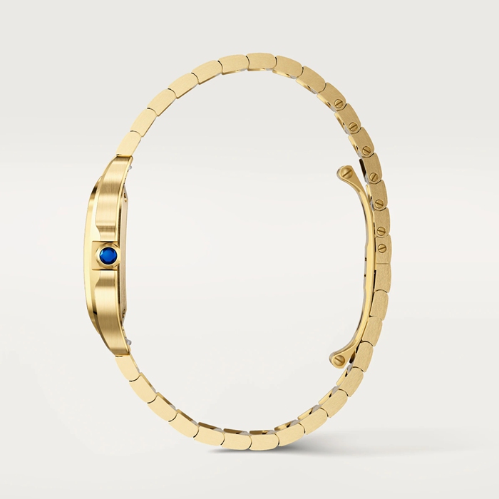Cartier Santos De Cartier Modello Piccolo Quarzo Oro Giallo WGSA0107 - immagine 3