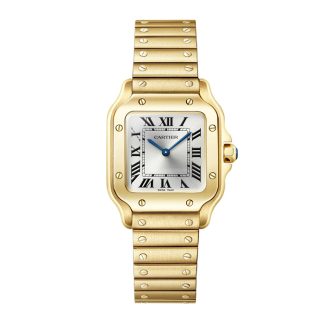 Cartier Santos De Cartier Modello Piccolo Quarzo Oro Giallo WGSA0107