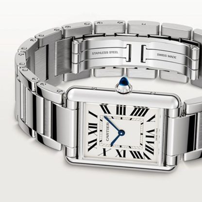 Cartier Tank Must Grande Modello Movimento al quarzo Acciaio 33,7 mm X 25,5 mm WSTA0052 - immagine 3