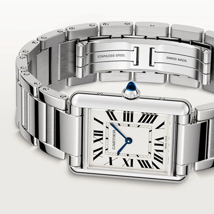 Cartier Tank Must Grande Modello Movimento al quarzo Acciaio 33,7 mm X 25,5 mm WSTA0052 - immagine 3