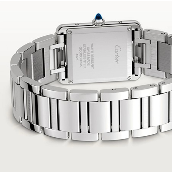 Cartier Tank Must Grande Modello Movimento al quarzo Acciaio 33,7 mm X 25,5 mm WSTA0052 - immagine 4