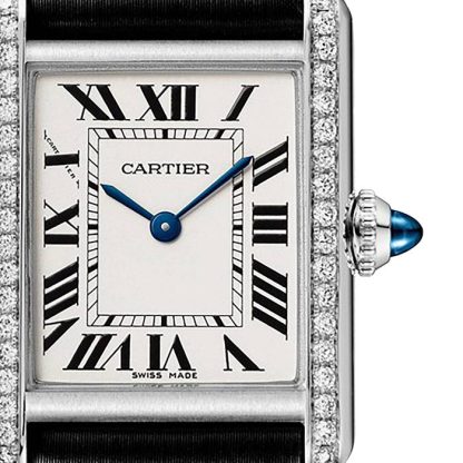 Cartier Tank Must Orologio Modello Piccolo Movimento al Quarzo Acciaio W4TA0031 - immagine 5