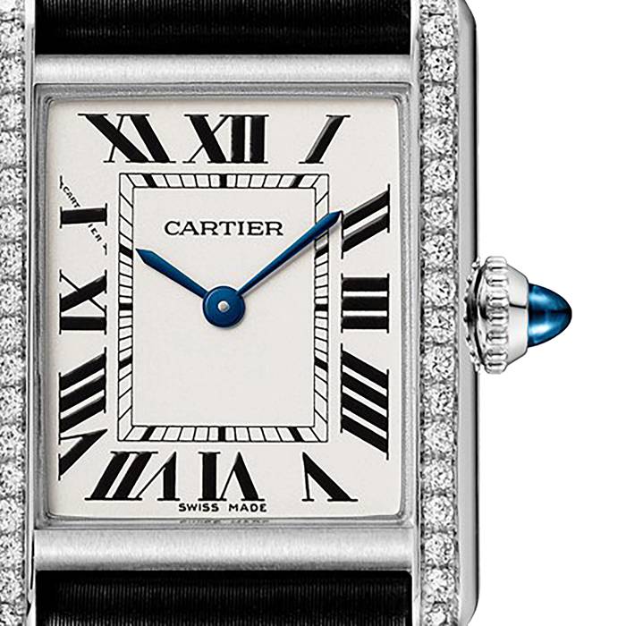 Cartier Tank Must Orologio Modello Piccolo Movimento al Quarzo Acciaio W4TA0031 - immagine 5
