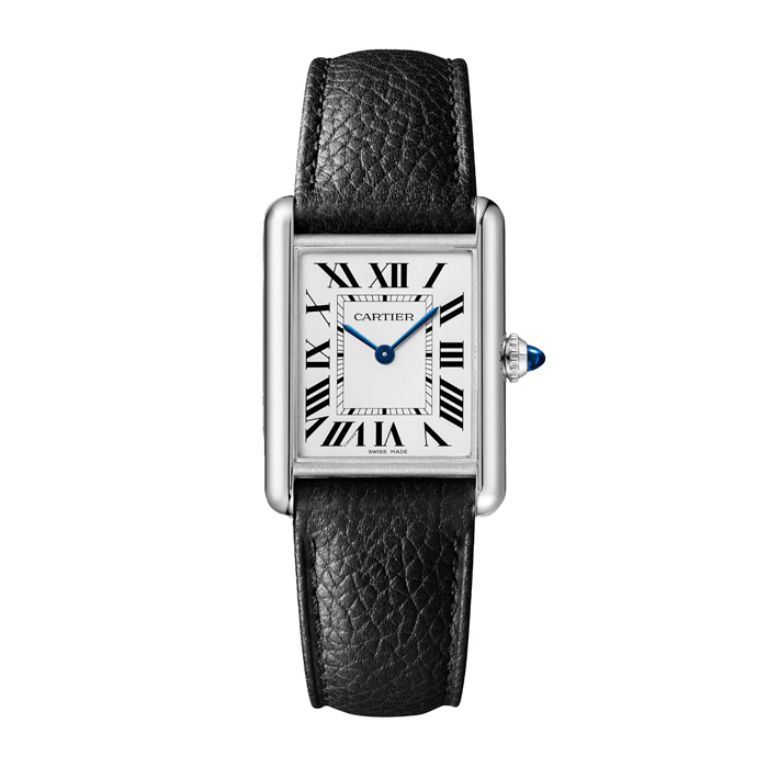 Cartier Tank Must Watch Modello grande Movimento SolarBeat™ fotovoltaico Cassa in acciaio WSTA0090