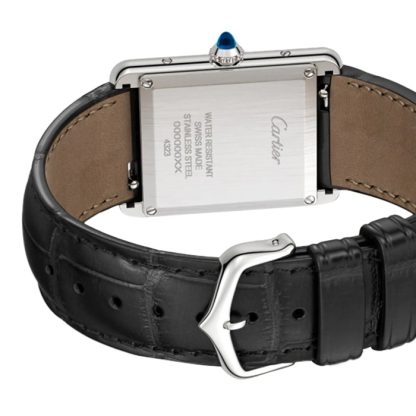 Cartier Tank Must Watch Modello grande Movimento al quarzo Acciaio WSTA0072 - immagine 2