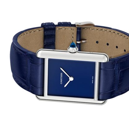 Cartier Tank Must Watch Modello grande Movimento al quarzo Cassa in acciaio WSTA0055 - immagine 4