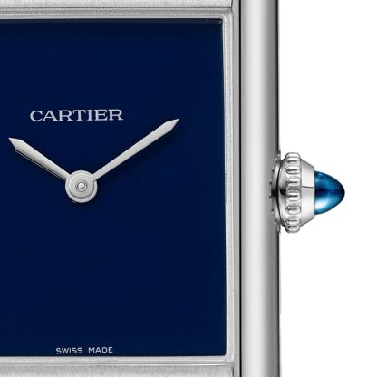 Cartier Tank Must Watch Modello grande Movimento al quarzo Cassa in acciaio WSTA0055 - immagine 5