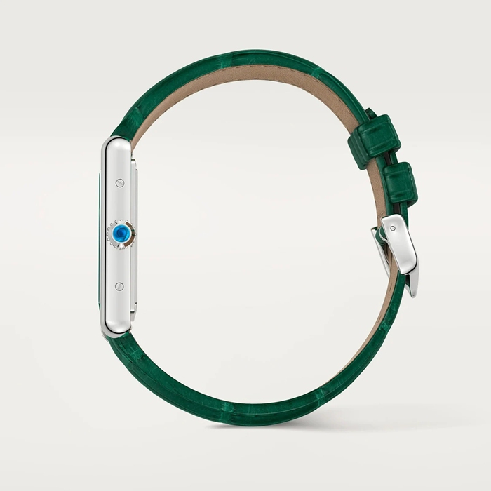 Cartier Tank Must Watch Modello grande Movimento al quarzo Cassa in acciaio WSTA0115 - immagine 3
