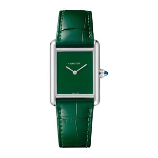 Cartier Tank Must Watch Modello grande Movimento al quarzo Cassa in acciaio WSTA0115