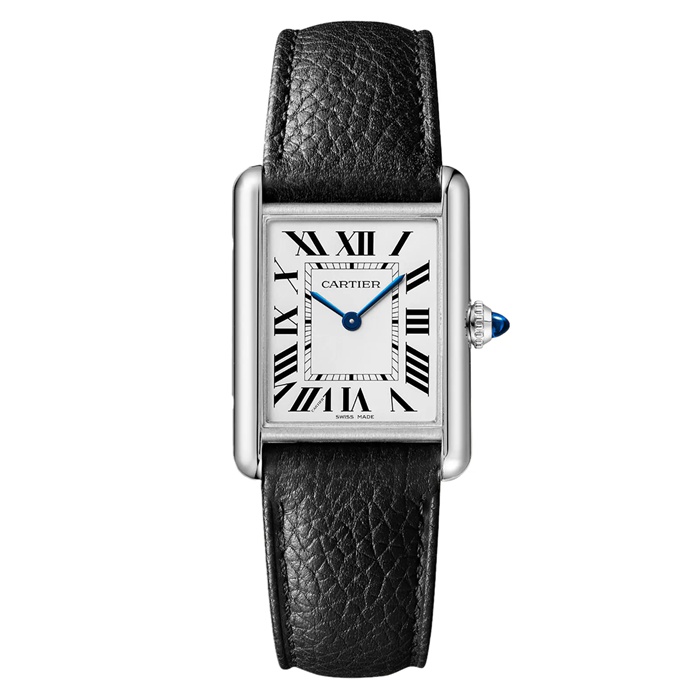 Cartier Tank Must Watch Modello grande SolarBeat Movimento fotovoltaico Cassa in acciaio WSTA0120