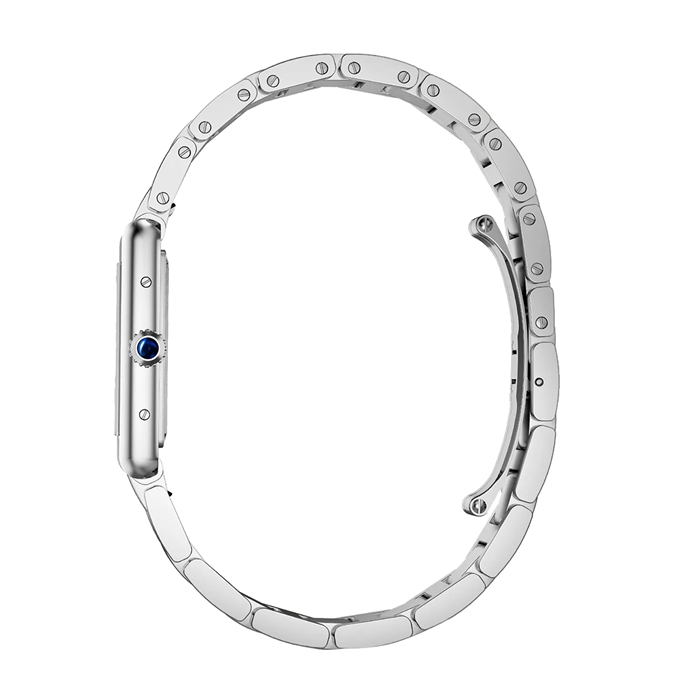 Cartier Tank Must Watch Modello grande SolarBeat Movimento fotovoltaico Cassa in acciaio WSTA0122 - immagine 4