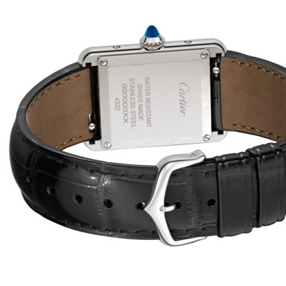 Cartier Tank Must Watch Modello piccolo Movimento al quarzo Cassa in acciaio WSTA0071 - immagine 2