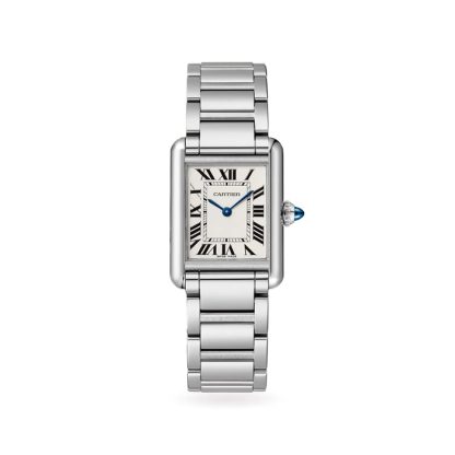 Cartier Tank Must Watch Modello piccolo Movimento al quarzo Cassa in acciaio WSTA0107