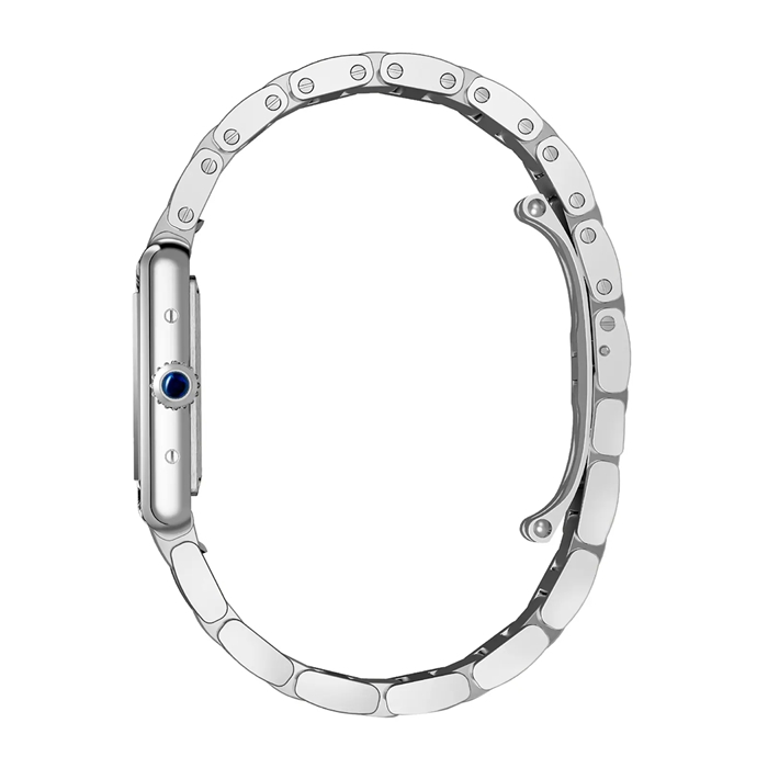 Cartier Tank Must Watch Modello piccolo Movimento fotovoltaico SolarBeat Cassa in acciaio WSTA0121 - immagine 4