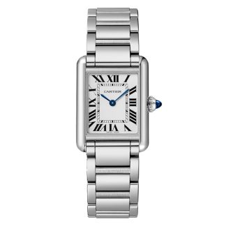 Cartier Tank Must Watch Modello piccolo Movimento fotovoltaico SolarBeat Cassa in acciaio WSTA0121