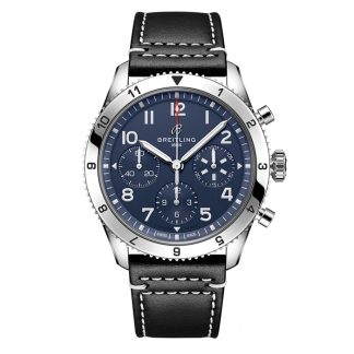 Cronografo Breitling Classic AVI 42 Tribute to Vought F4U Corsair Orologio con cinturino in pelle A233801A1C1X1