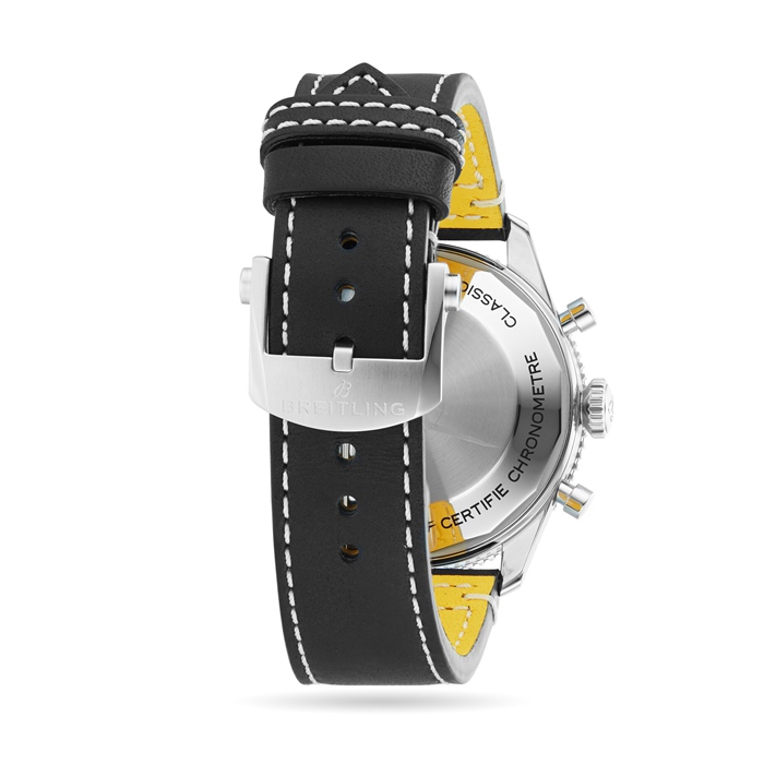 Cronografo Breitling Classic AVI 42 Tribute to Vought F4U Corsair Orologio con cinturino in pelle A233801A1C1X1 - immagine 5
