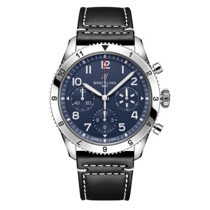 Cronografo Breitling Classic AVI 42 Tribute to Vought F4U Corsair Orologio con cinturino in pelle A233801A1C1X1