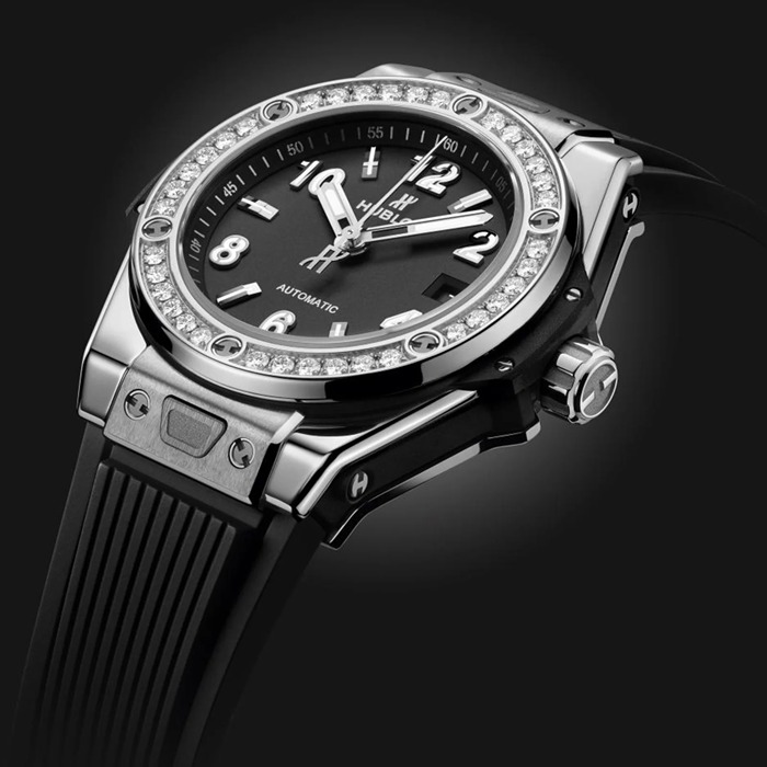 Hublot Big Bang One Click Acciaio Diamanti 33mm Orologio 485.SX.1170.RX.1204 - immagine 4