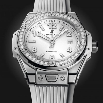 Hublot Big Bang One Click Acciaio Diamanti Bianchi 33mm Orologio 485.SE.2010.RW.1204 - immagine 2