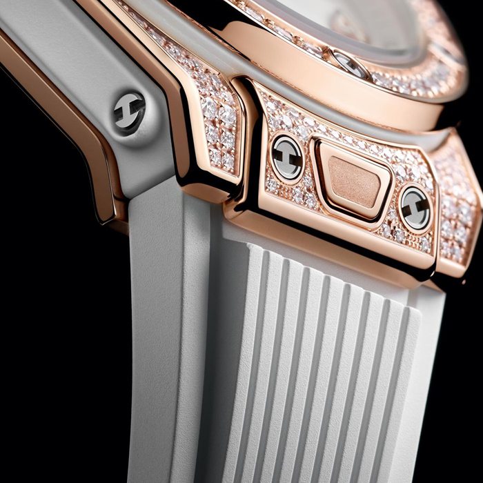 Hublot Big Bang One Click King Oro Bianco Pavé 33mm Orologio 485.OE.2080.RW.1604 - immagine 3