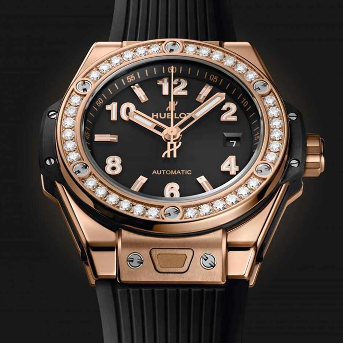 Hublot Big Bang One Click King Oro Diamanti 33mm Orologio 485.OX.1180.RX.1204 - immagine 2
