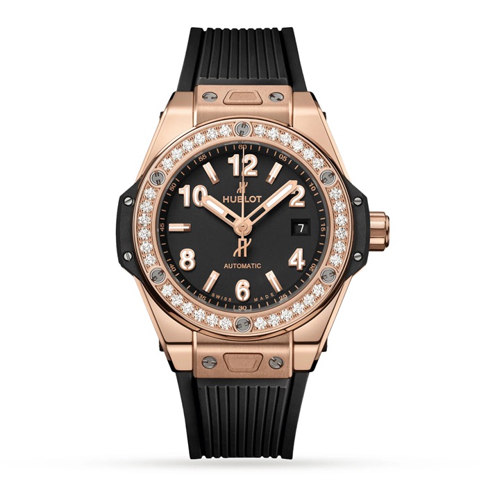 Hublot Big Bang One Click King Oro Diamanti 33mm Orologio 485.OX.1180.RX.1204