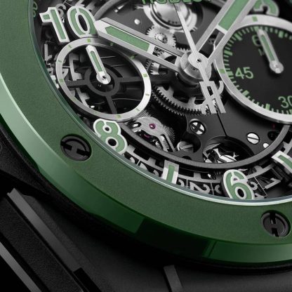 Hublot Big Bang Unico 42mm Uomo Orologio Verde Gli Orologi Della Svizzera Gruppo Esclusivo 441.CG.1199.RX.WOG23 - immagine 3