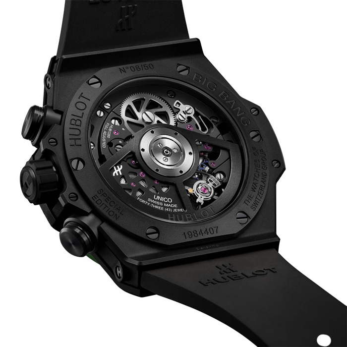 Hublot Big Bang Unico 42mm Uomo Orologio Verde Gli Orologi Della Svizzera Gruppo Esclusivo 441.CG.1199.RX.WOG23 - immagine 4