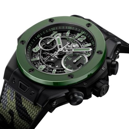 Hublot Big Bang Unico 42mm Uomo Orologio Verde Gli Orologi Della Svizzera Gruppo Esclusivo 441.CG.1199.RX.WOG23 - immagine 5