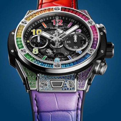 Hublot Big Bang Unico Titanio Arcobaleno 42mm 441.NX.1117.LR.0999 - immagine 2