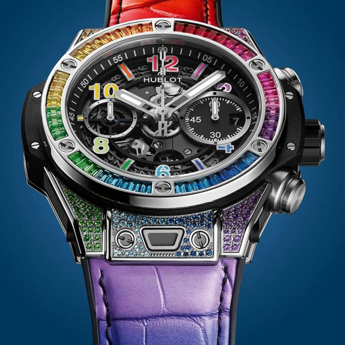 Hublot Big Bang Unico Titanio Arcobaleno 42mm 441.NX.1117.LR.0999 - immagine 2