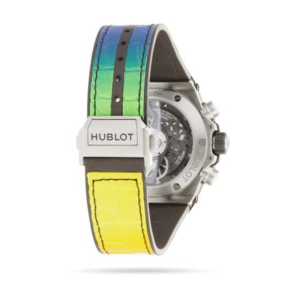Hublot Big Bang Unico Titanio Arcobaleno 42mm 441.NX.1117.LR.0999 - immagine 4