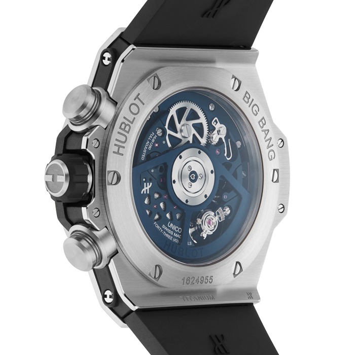 Hublot Big Bang Unico Titanio Blu 44mm Orologio Uomo 421.NX.5170.RX - immagine 5