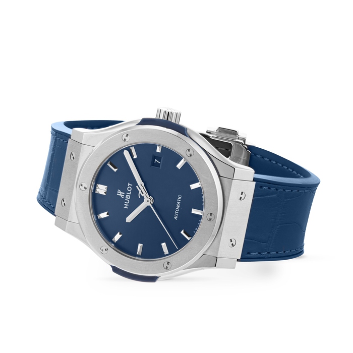 Hublot Classic Fusion Blu Titanio 42mm 542.NX.7170.LR - immagine 4