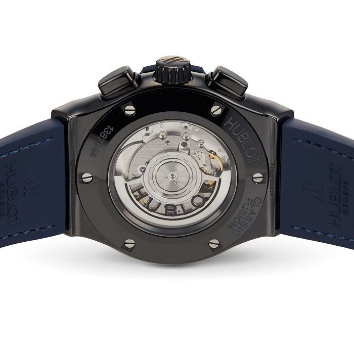 Hublot Classic Fusion Cronografo Blu Ceramica 45mm 521.CM.7170.LR - immagine 4