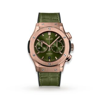 Hublot Classic Fusion Cronografo Re Oro Verde 45mm 521.OX.8980.LR
