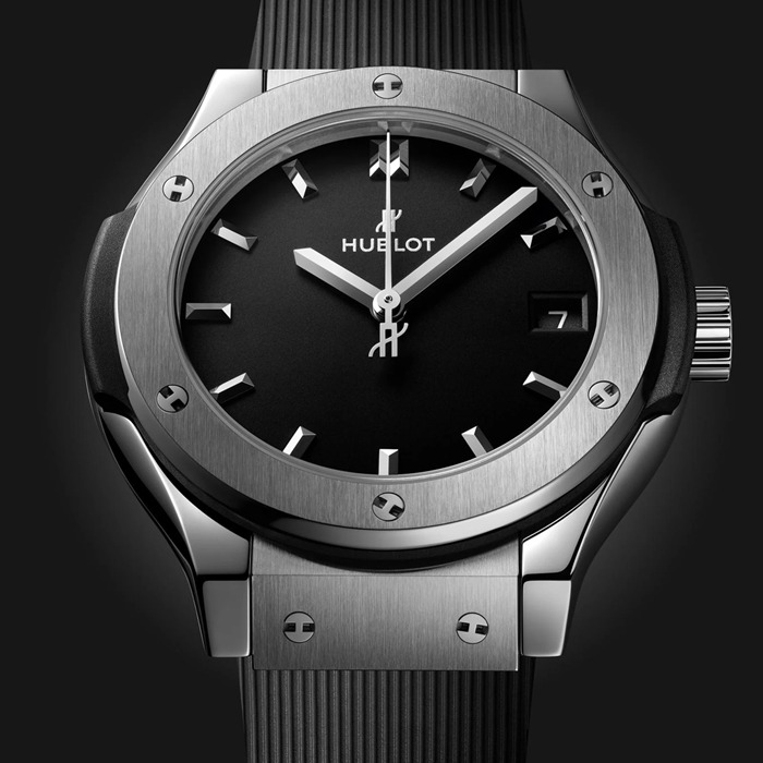 Hublot Classic Fusion Orologio in titanio 33 mm Nero 581.NX.1470.RX - immagine 2