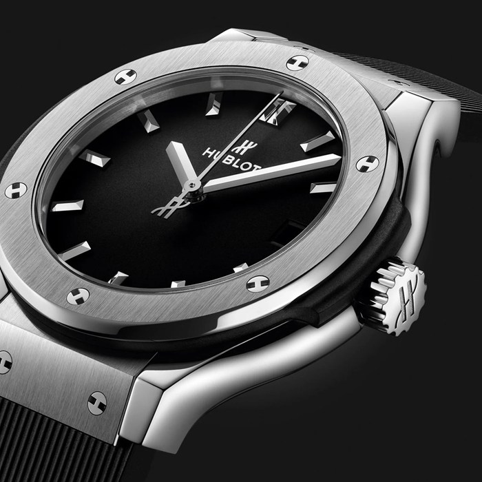 Hublot Classic Fusion Orologio in titanio 33 mm Nero 581.NX.1470.RX - immagine 3
