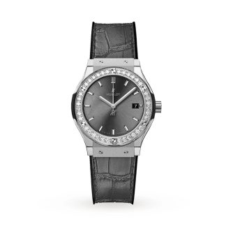 Hublot Classic Fusion Racing Grey Titanium 33mm Orologio da donna 581.NX.7071.LR.1104.