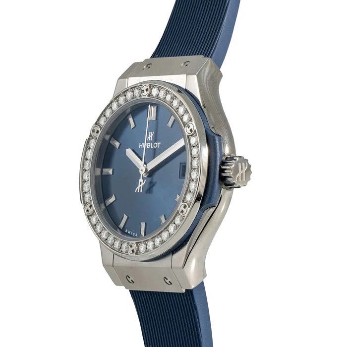 Hublot Classic Fusion Titanio Blu 33 mm 581.NX.7170.RX.1104 - immagine 2