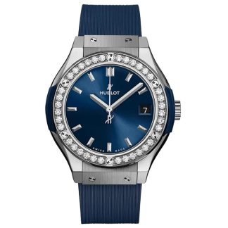 Hublot Classic Fusion Titanio Blu 33 mm 581.NX.7170.RX.1104