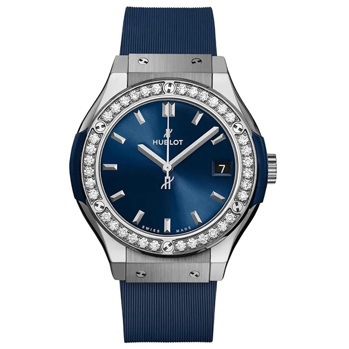 Hublot Classic Fusion Titanio Blu 33 mm 581.NX.7170.RX.1104