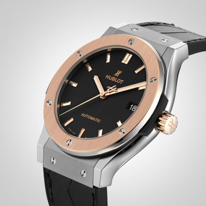 Hublot Classic Fusion Titanio Re Oro 45mm Orologio Uomo 511.NO.1181.LR - immagine 5